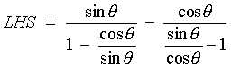 [express cot as cos/sin on LHS]