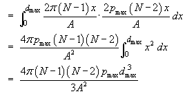 4*pi*(N-1)*(N-2)*pmax*dmax^3*/(3*A^2)