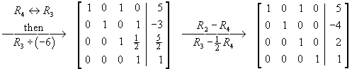 [row reduction]