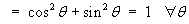 det R = 1  for all theta