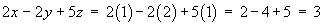 (1,2,1) satisfies the second equation