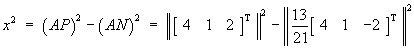 |PN| = sqrt(272/21)