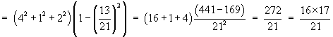 |PN| = sqrt(272/21)