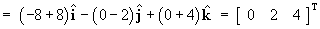 n = [ 0 2 4 ]T