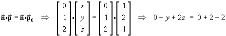 n dot p = n dot p0