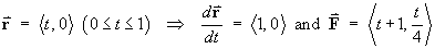 applying parameter x=t, y=0