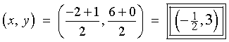 (-1/2, 3)