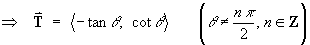T = < -tan t, cot t >