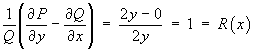 R(x) = 1