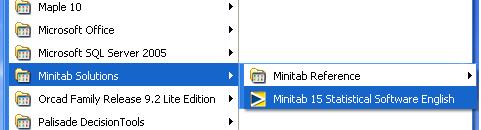 Part of the "All Programs" start menu