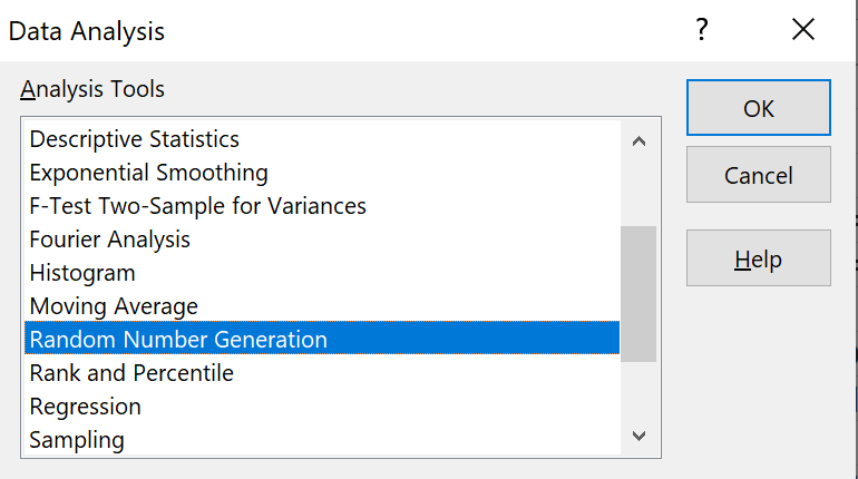 random number generation