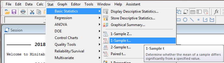 selecting test procedure
