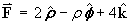 F = 2 rhoHat - rho phiHat + 4 k