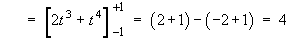 W = 4