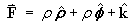 F = rho (rho^ + phi^) + 1 k^