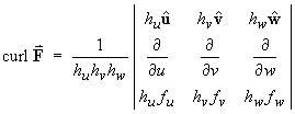 curl F = ...