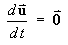 du/dt = 0