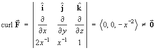 curl F  not=  0