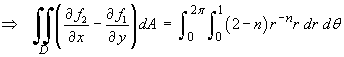 Double integral = ...