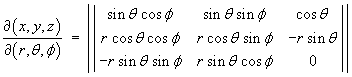 [Jacobian determinant]