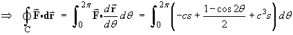 line integral = ...