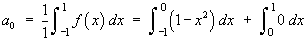 Integral for a_0