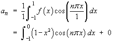 Integral for a_n