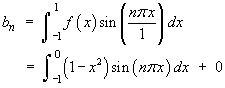 Integral for b_n