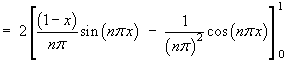 Integral for a_n