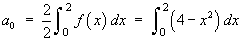Integral for a_0
