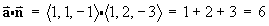 a dot n = 6