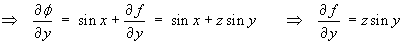 matching partial d_phi/dy