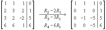 [row reduction]