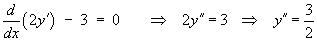 y" = 3/2