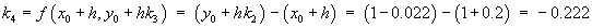 k4 = 0.222