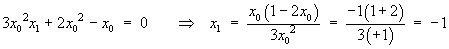 x1 = -1