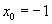 x0 = -1